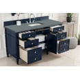 thumbnail image 2 of James Martin Furniture  60 in. Brittany Single Vanity with 3 cm Cala Blue Quartz Top, Victory Blue, 2 of 7