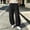 Black, variant on Women's Elastic Waist Jogger Pants, Loose Cuffed Design, Casual Daily Trousers for All Day Wear Navy S