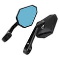 thumbnail image 2 of Espejo retrovisor Bling Bling para manillar de motocicleta plano azul antideslumbrante, 2 of 12