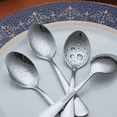 thumbnail image 3 of ReaNea Teaspoons 5.5" Set of 8 Stainless Steel Tea Spoons Silverware, Small Dessert Tea Spoon, 3 of 8