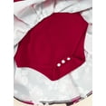 thumbnail image 6 of Newborn Baby Girls Dress 3 Months Girls Long Sleeve Dress Flower Print Round Neck Newborn Girls Fall Winter Floral Dress Red, 6 of 7