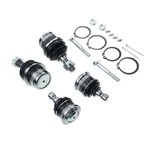 Front Ball Joint Kit 4 - Compatible with 2002 - 2009 Chevy Trailblazer 2003 2004 2005 2006 2007 2008