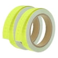 thumbnail image 1 of Unique Bargains Reflective Tape, 2pcs 0.8'x33FT Waterproof High Visibility Warning Safety Tape, Fluorescent Yellow, 1 of 7