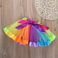 thumbnail image 6 of Baby Pettiskirt Dancewear Colorful Dancewear Princess Ballet Rainbow Tutu Skirt Girls Rainbow Tulle Mini Dress, 6 of 9