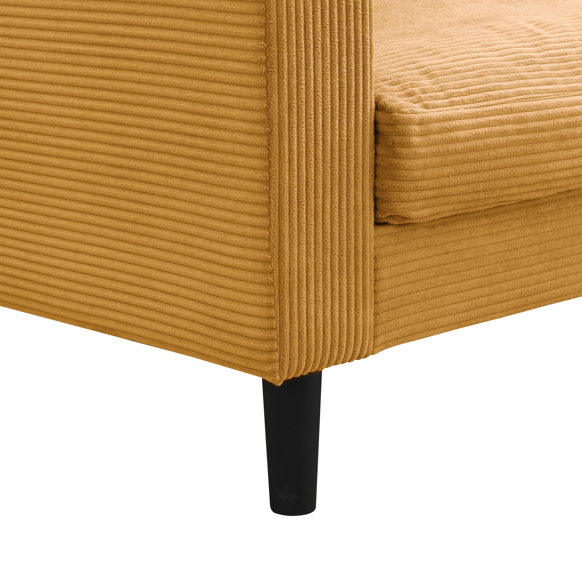 74" Modern Upholstered Sofa Couch,Comfy 3 Seater Sofa with 2 Pillows for Living Room Bedroom Apartment,Orange