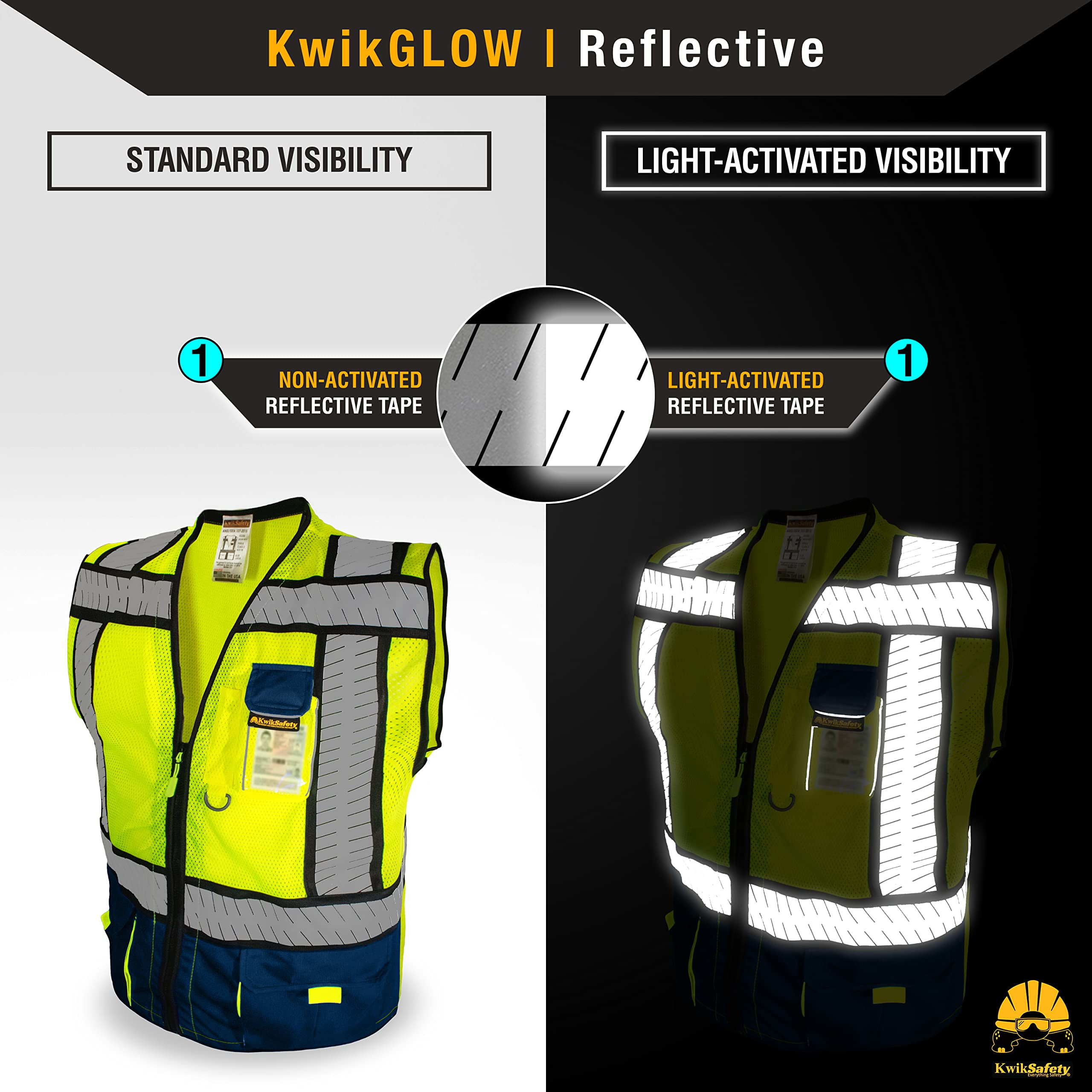 KwikSafety (Charlotte, NC) SHERIFF Safety Vest (2 PACK KwikSafety (Charlotte, NC) SHERIFF Safety Vest (2 PACK