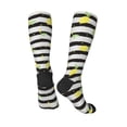 thumbnail image 4 of Daiia Sports Socks Lemon Printed Novelty Crew Socks for Men Women Knee High Socks Cotton Socks Soft & Breathable Support Unisex Socks, 4 of 9