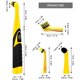 thumbnail image 3 of Cepillo de limpieza eléctrico, fregadora eléctrica oscilante, herramienta de limpieza, cepillo doméstico para baño, cocina (amarillo), 3 of 5