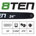 thumbnail image 6 of 8TEN 24" Chainsaw Bar & Chain .058 3/8 84DL for Husqvarna Echo MK1010327, 6 of 8