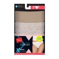 thumbnail image 2 of Hanes Women's Constant Comfort® X-Temp® Hi-Cut Panties 3-Pack Assorted 7, 2 of 6