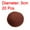 Brown, variant on Wool Felt Balls Beads Woolen Fabric 3cm 30mm Brown for Home Crafts 20Pcs