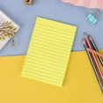 thumbnail image 6 of Gifts For Teachers Women 1 Pads Lined Sticky Notes 4x6 Sticky Notes With Lines Self Stick Note Pads 8 Bright Multi Colors 50 Sheet/Pad, 6 of 9
