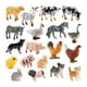 thumbnail image 3 of Juego de 19 modelos de animales de granja CUTICAT Manualidades figuras de animales de simulación estatuilla de animales, 3 of 8