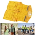 thumbnail image 1 of Chaleco De Seguridad De Malla Con Cremallera, Chaleco Uniforme De Voluntario Del Equipo, Chaleco Para Correr Reflectante Amarillo Con Múltiples Bolsillos, 1 of 7
