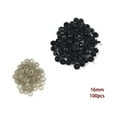 thumbnail image 2 of 100pcs Full Black DIY Funny Toy Stuffeds Toy Toy Accessories Doll Accessories Doll Eyes Toys Eyes 10mm Eyeball 5MM, 2 of 8