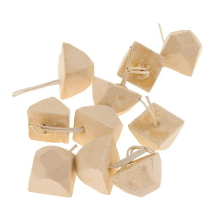 YWMJZEU 10 pcs Parrot Chew Mouth Grinding Stone Pet Teeth Care Toy