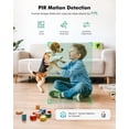 thumbnail image 3 of 5G&2.4GHz WiFi Battery Powered Wireless Indoor Security Cam, 360 Camera w/ 6000mAh Rechargeable, 3K Color Night Vision, 2-Way Audio, App Remote, Home/Pet/Baby Monitoring, 3 of 10