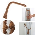 thumbnail image 5 of Unique Bargains 33.5 Inch Cotton Blend Curtain Tieback Window Rope Curtain Buckle Tiebacks Clips Holder Brown, 4 Pack, 5 of 6