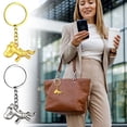 thumbnail image 1 of Llavero del Año del Caballo 2026 - Cordón colgante de aleación metálica del zodiaco, amuleto de la suerte unisex, resistente al óxido, decoración de bolsa, adorno para coche, regalo de Año Nuevo, 1 of 1