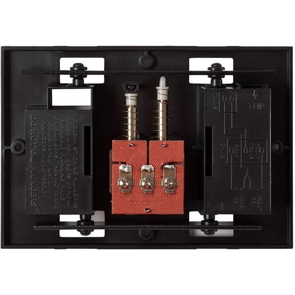 CHIMEBASE2 Door Bell Chime Mechanism Assembly, Fits Most Nutone Models, 6.75” L x 4.75” W x 1.75” H, Black