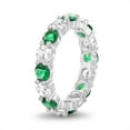 thumbnail image 5 of Cubic Zirconia Eternity Band Ring in Sterling Silver, 5 of 10