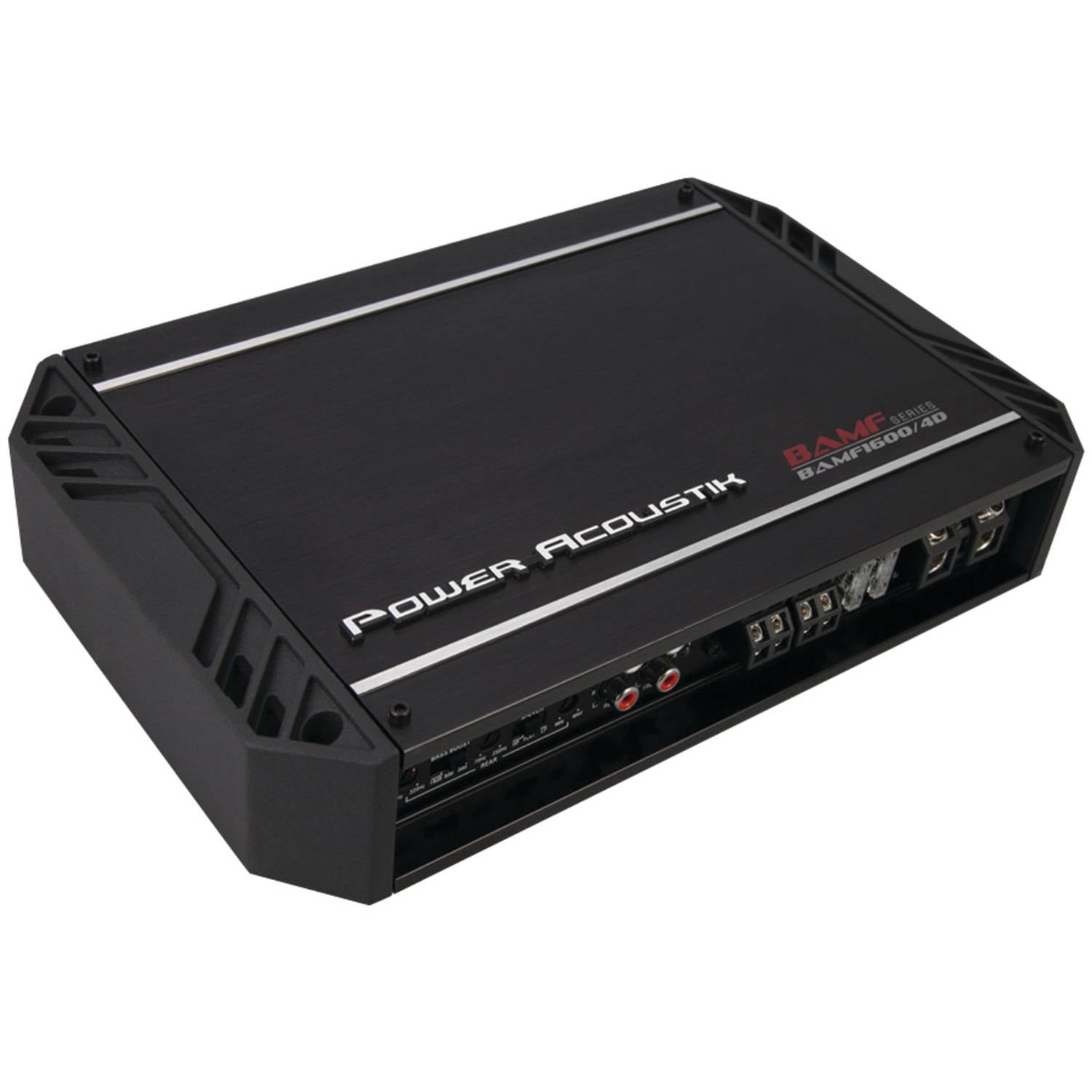 Power Acoustik BAMF1600/4D BAMF Series Class D Amp, 4 Channels, 1,600