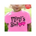thumbnail image 1 of Camiseta para niña con estampado "MIMI'S GIRL", 100 % algodón, informal, cómoda y de verano, cuello redondo, manga corta, ideal como regalo., 1 of 5