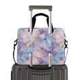 thumbnail image 2 of FORMRS 16" Laptop Bag Carrying Sleeve Case with Handle Travel Shoulder Briefcase, Purple Marble Pattern, 2 of 8