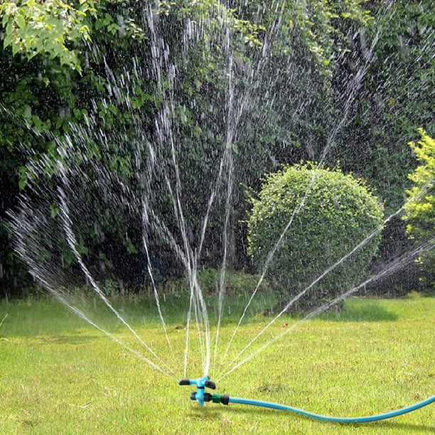 Arroseur de Jardin, Arroseur pour Pelouse Circulaire Automatique Arrosage  Système Irrigation Rotatif à 360 Base de