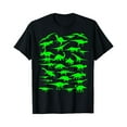 thumbnail image 1 of Funny Sheldon Nerdy Dinosaurs All Over Science Geek Gift T-Shirt - White - L, 1 of 4