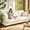 Beige, variant on Welzona 83" Sofa Couch, Teddy 3 Seater Couch with 2 Pillows, Couches and Sofas, Blue