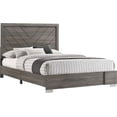 thumbnail image 2 of Kings Brand Furniture – Lorain 5-Piece King Size Gray Bedroom Set. Bed, Dresser, Mirror, Chest & 1 Nightstand, 2 of 9