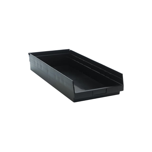 Organizador de piezas QUANTUM STORAGE SYSTEMS QSB116BK, negro, paquete de 6