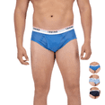 thumbnail image 1 of Trusa Clasica Trueno 3 Pack Nylon Hombre Calzon Multicolor, 1 of 3