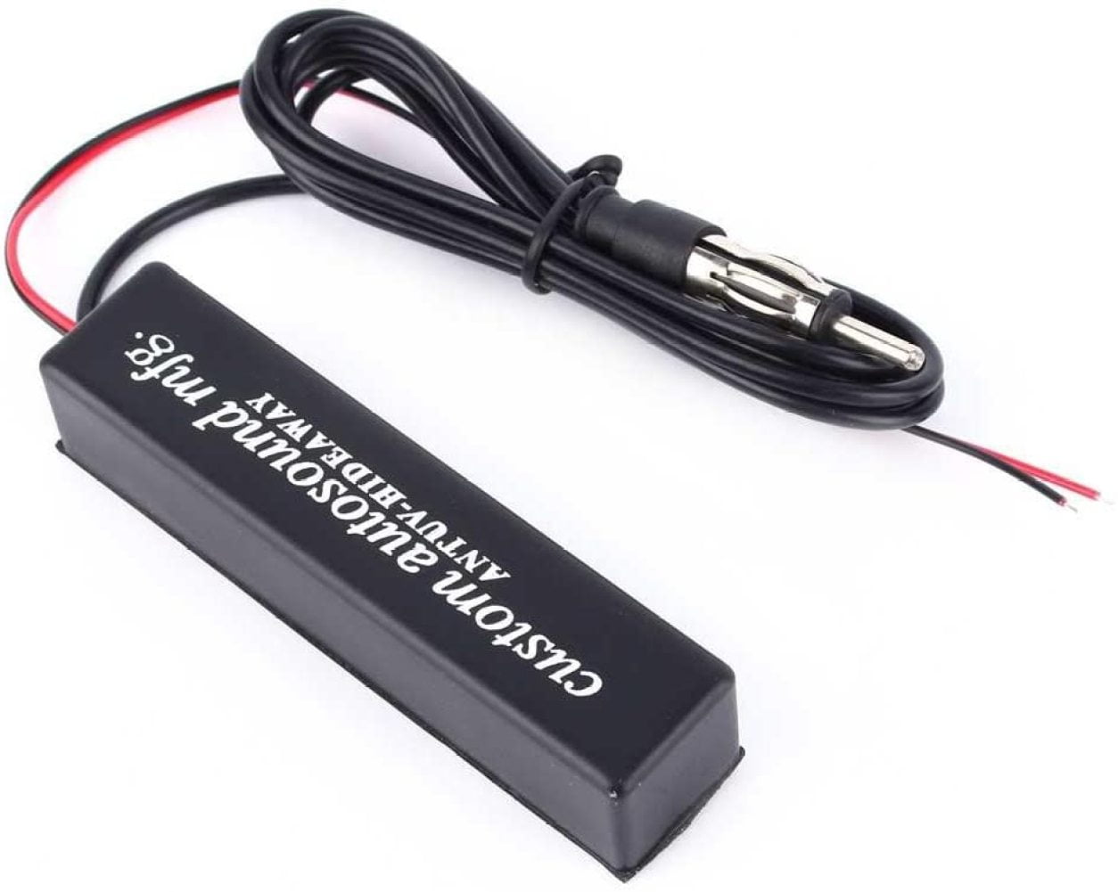 Universal Car Radio Antenna,AM/FM Electronic Radio Antenna with Stereo Radio and Hidden Antenna