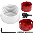 thumbnail image 2 of 80mm Hole Saw with Dust Bowl for 3 Inch Recessed Light,60mm Hole Saw for 2 Inch Led Recessed Lighting, 2 of 9