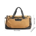 thumbnail image 3 of Large Capacity Gym Bag with Wet Dry Compartments, Sports Travel Tote with Shoe Pocket, Crossbody Duffel Bag for Trolley Attachment, Multifunctional Bag for Gym and Weekend Trips, 3 of 6