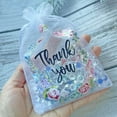 thumbnail image 7 of Drawstring Organza Bags,Bexikou 50 Pcs Organza Gift Bags for Jewelry Party Wedding Favor, 4x6 Inch Sheer Drawstring Mesh Pouch Candy Bag,Jewelry Favor Pouches for Festival & Gift, 7 of 7