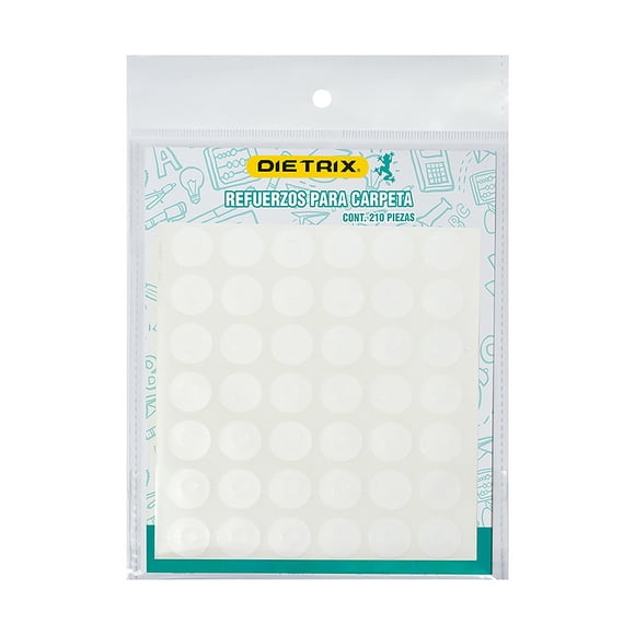 Refuerzos Para Carpeta Dietrix Color Blanco 210 Piezas