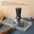thumbnail image 3 of Prensa De Café Calibrada De 53 Mm Para Máquina, Con Base De Acero Inoxidable Plana Con Resorte, Duradera, 3 of 8
