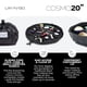 thumbnail image 3 of Lay-n-Go Cosmo Organizador de bolsa de maquillaje y cosméticos con cordón – Bolsa de maquillaje portátil con cordón con bolsillo con cremallera, trabillas para maquillaje y más – Bolsa de maquillaje d, 3 of 5
