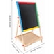 thumbnail image 4 of Caballete De Arte De Madera Maciza, Mini Pizarrón/Tabla De Gis Para Mensajes En Pared, Caballete Para Pintura Y Arte, 4 of 9