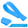 thumbnail image 4 of Uxcell Towel Bands, 4in2 Sets 9.84x1 Inch Silicone Stretchable Towel Chair Clips Straps, Black, Sky Blue, 4 of 7