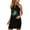 Black, variant on Azrian Summer Dresses Women's Dress Casual O- Neck Summer Floral Printing Sleeveless Dresses