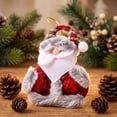 thumbnail image 4 of Fmbmuo Christmas Ornaments Christmas Tree Ornaments Fabric Doll Ornaments Santa Claus Snowman Doll Ornaments,Multicolor, 4 of 5