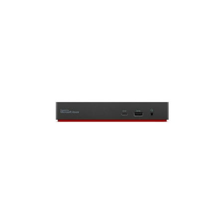 Lenovo - ThinkPad Universal USB-C Smart Docking Station - Black