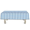 Party Central Club Pack of 12 Blue and White Oktoberfest Rectangular Tablecover 54" x 108"