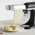 thumbnail image 1 of KFFKFF Accessoire pour Pâtes pour Mélangeur KitchenAid, Trio de Kit de Façonnage de Pâtes en Acier Inoxydable Comprenant un Rouleau-Feuille pour Pâtes, un Trancheur pour Spaghetti et Fettuccine, Créateur de Pâtes avec 8 Cadran à Épaisseur Variable, 1 of 9