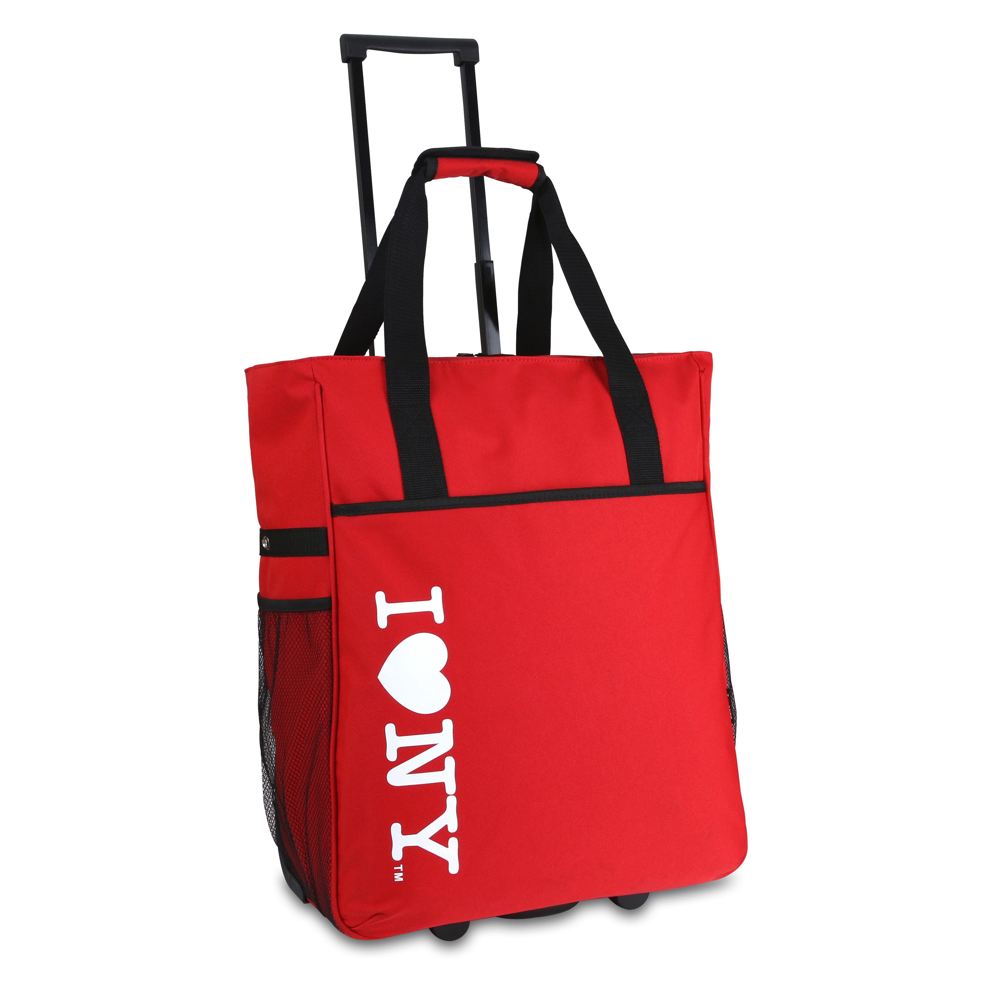 tote bag with wheels and handle