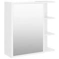 thumbnail image 3 of vidaXL Bathroom Mirror Cabinet Concrete Gray 24.6"x8.1"x25.2" Chipboard, 3 of 36